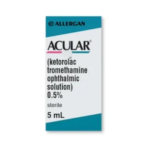 Acular 0.5% 5 ml with Ketorolac Tromethamine
