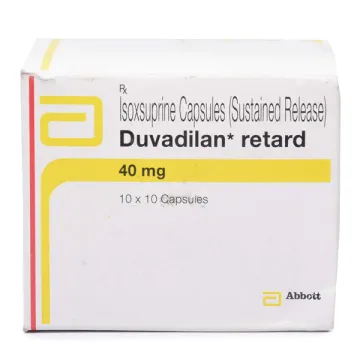 Duvadilan Retards 40 Mg with Isoxsuprine Hcl