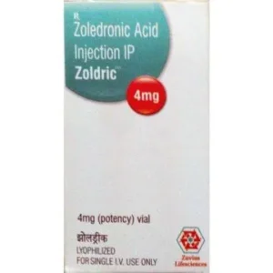 Zoldric 4 Mg Injection with Zoledronic acid